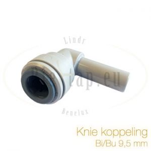 John Guest knie 9,5 mm binnen/buiten