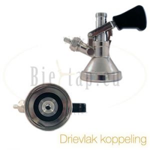 Lindr Bierfustkoppeling drievlaks / G-type