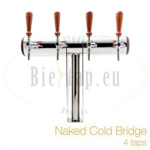 Lindr tapzuil Naked cold bridge 4 taps