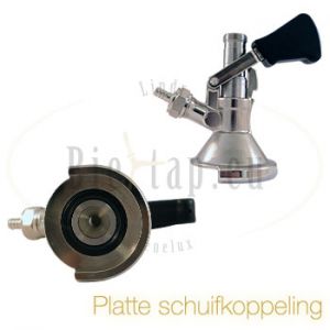 Lindr bierfustkoppeling Platte Schuif / A-type
