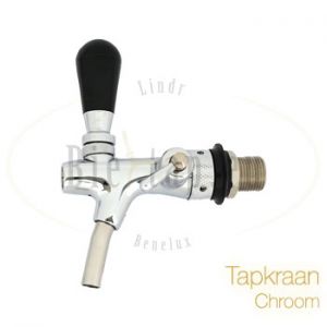 Lindr Tapkraan Chrome met compensator