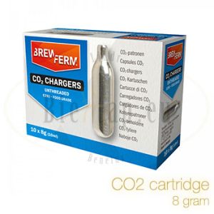 BrewFerm cartridges 8 gram unthreaded