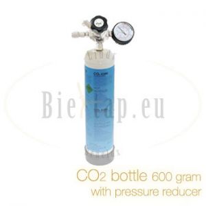 CO2 bottle 600 gram with mini CO2 pressure reducer