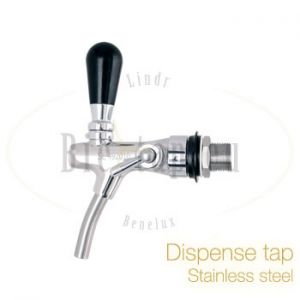 Lindr Dispense tap stainless steel