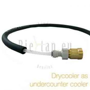 Drycooler as undercounter cooler tube set