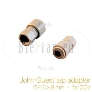 John Guest tap adapter 7/16 x 8