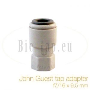 John Guest adapter 7/16 x 9,5 mm