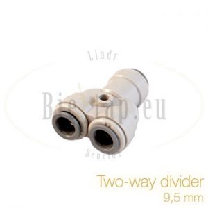 John Guest two way divider 9,5 mm