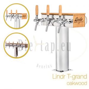 Lindr T-grand oakwood dispense tower assorti