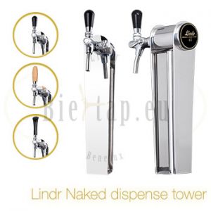 Lindr Naked dispense tower product range