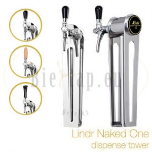 Lindr Naked One dispense tower product range