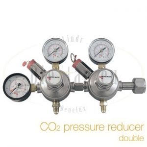 CO2 pressure reducer double