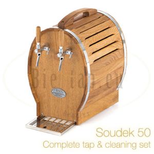 Lindr Soudek 50 drycooler with tap and cleaningset