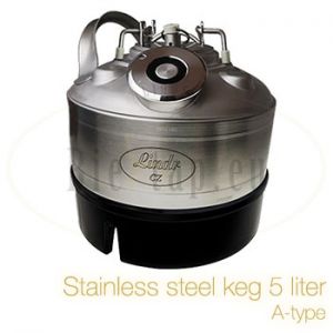 Stainless steel keg 5 liter | A-type
