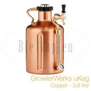 uKeg 3,8 liter copper GrowlerWerks