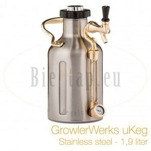 uKeg 1,9 liter Stainless Steel Growlerwerks