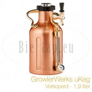 GrowlerWerks uKeg 1,9 liter verkoperd