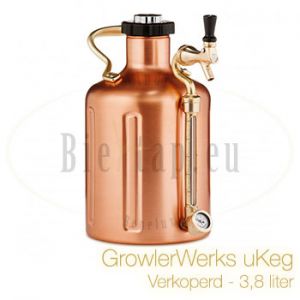 GrowlerWerks uKeg 3,8 liter verkoperd