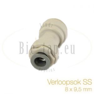 Verloopsok John Guest 8mm SS x 9mm