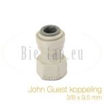 John Guest koppeling 3/8 x 9,5mm