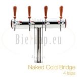 Lindr tapzuil Naked cold bridge 4 taps