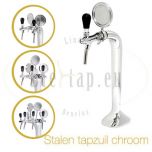 Stalen tapzuil Chroom assortiment