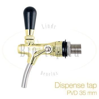 Dispense tap PVD Lindr 