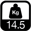 14.5 kg