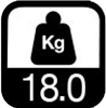 18.0 kg