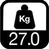 27,0 kg