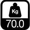 70 kg